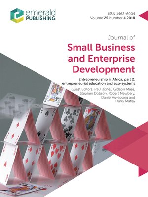 cover image of Journal of Small Business and Enterprise Development, Volume 25, Issue 4